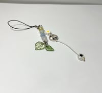Image 3 of Handmade Unique One of A Kind Cell Phone Charms, Upcycled Elements, Evil Eye Protection, Hippie S...