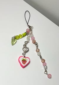 Image 8 of Handmade Unique One of A Kind Cell Phone Charms, Upcycled Elements, Evil Eye Protection, Hippie S...