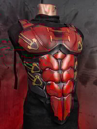 Image 3 of Superhero Red chest armor for cosplay