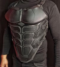 Image 2 of Superhero Black chest armor for cosplay