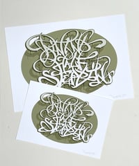 Image 5 of Aint No Half Steppin - Signed and embossed Fine Art Print