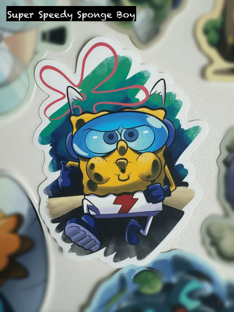 Image of Spongey Guy Stickers