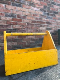 Image 4 of Small Yellow Chippy Wooden Trug 