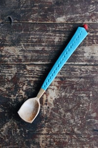 Image 1 of Handcarved roasted birch jar spoon
