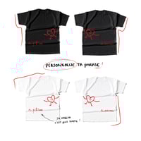 Image 1 of T-Shirt "PS: MOI AUSSI " / Personnalisable
