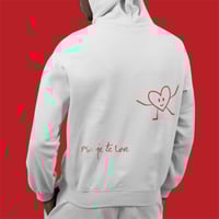 Image 2 of Sweat "PS: J'TE LOVE" / Personnalisable