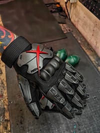 Image 3 of RED X FROM TEEN TITANS COSPLAY BRACERS