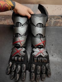 Image 2 of RED X FROM TEEN TITANS COSPLAY BRACERS