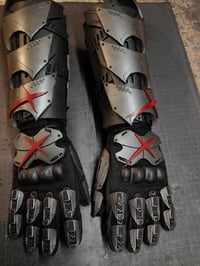 Image 1 of RED X FROM TEEN TITANS COSPLAY BRACERS