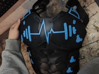 Custom chest armor, Your logo superhero cosplay