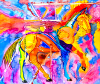 Horse Walking - print