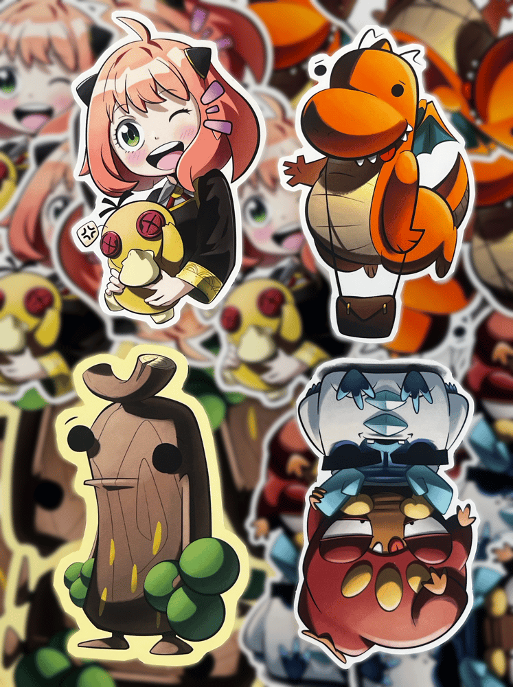 Image of Just Really Cute lil Guys Stickers