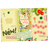 Image 1 of Reusable Sticker Book - Spring Green
