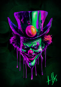 Acid Clown - A3 Print