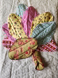 Image 1 of Set of 10 Cotton Pads - Charming Florals
