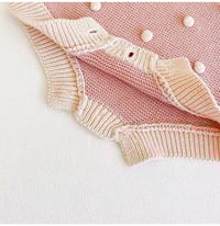 Image 9 of Henley Knit Romper - Cotton Candy 