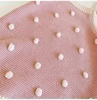Image 8 of Henley Knit Romper - Cotton Candy 