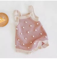 Image 6 of Henley Knit Romper - Cotton Candy 