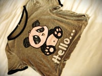 Image 1 of Gothic Panda Cropped Tee