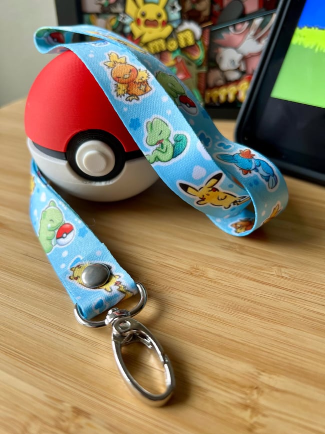 Pokemon Sleepy Gang Lanyard