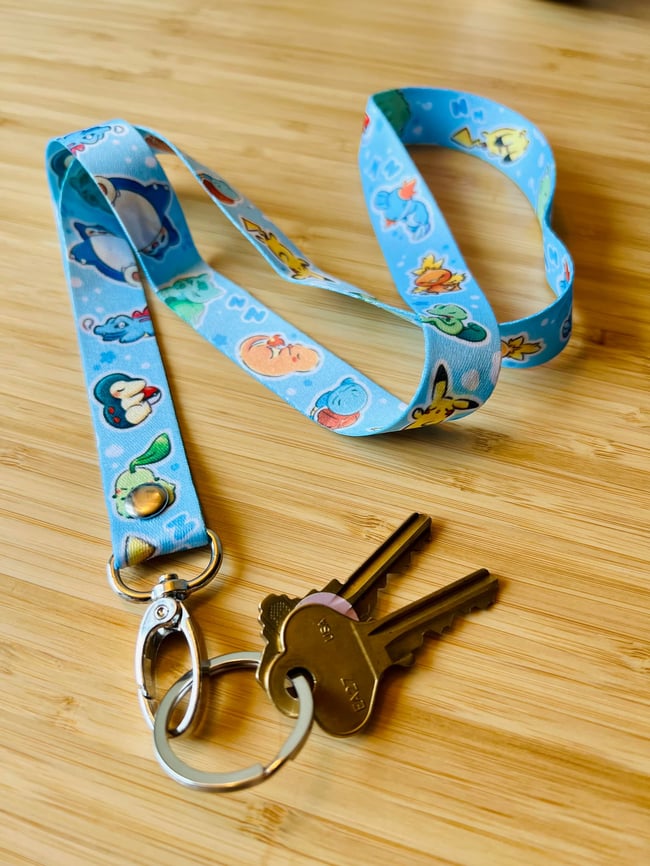 Pokemon Sleepy Gang Lanyard