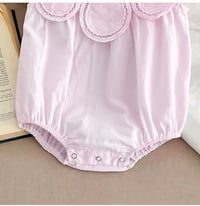 Image 6 of Sunday Scallop Romper - Petal Pink