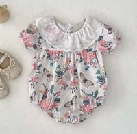 Image 2 of Penelope Bubble Romper - Bloom