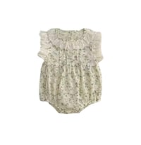 Image 1 of Chambray Bubble Romper
