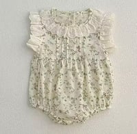 Image 2 of Chambray Bubble Romper