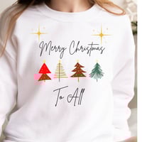 Image 1 of Merry Christmas To All Unisex Heavy Blend Crewneck Sweatshirt