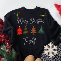 Image 2 of Merry Christmas To All Unisex Heavy Blend Crewneck Sweatshirt