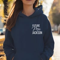 Image 3 of Personalized Future Mrs. Sweatshirt,  Engagement Gift for Her, Cozy Hoodie, Custom Couple Apparel...