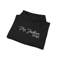 Image 5 of Personalized Mr. Jackson Hooded Sweatshirt, Custom Groom Gift, Wedding Gift For Him, Couples Wedd...