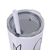 Image 7 of Merry Christmas Tumbler with Straw,  Personalized Winter Tumbler, Christmas Tumbler for Her, Holi...