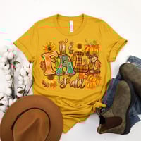 Image 2 of Fall Shirt, Thanksgiving Gift, Thanksgiving Shirt, It's Fall Y'all Shirt, Woman Shirt, Fall Vibes...