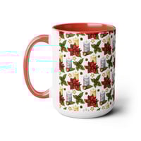 Image 2 of Christmas Two-Tone Coffee Mugs, Christmas Family Gift, Christmas Coffee Mug, Holiday Gift For Mom
