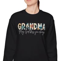 Image 1 of Personalized Grandma Sweatshirt With Grandkids Names, Custom Grandma Sweater, Holiday Gift For Gr...