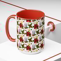 Image 3 of Christmas Two-Tone Coffee Mugs, Christmas Family Gift, Christmas Coffee Mug, Holiday Gift For Mom