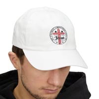Image 1 of Christian Baseball Cap, Embroidered Christmas Faith Dad Hat, Religious Headwear, Funny Holiday Ca...