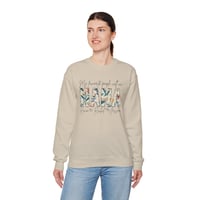 Image 2 of Personalized Nana Sweatshirt With Grandkids Names, Custom Grandma Sweater, Holiday Gift For Grand...