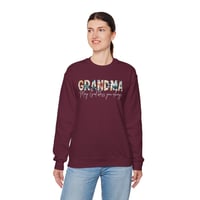 Image 2 of Personalized Grandma Sweatshirt With Grandkids Names, Custom Grandma Sweater, Holiday Gift For Gr...