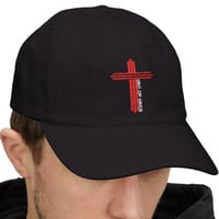 Image 1 of Christian Cross  Baseball Cap, Embroidered Christmas Faith Dad Hat, Religious Headwear, Funny Hol...