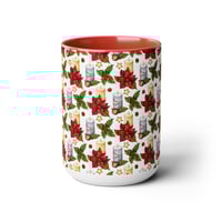 Image 4 of Christmas Two-Tone Coffee Mugs, Christmas Family Gift, Christmas Coffee Mug, Holiday Gift For Mom