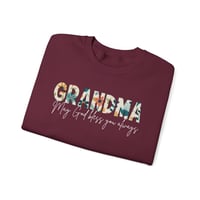 Image 3 of Personalized Grandma Sweatshirt With Grandkids Names, Custom Grandma Sweater, Holiday Gift For Gr...