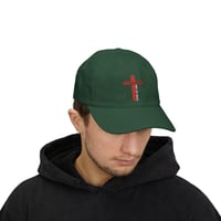 Image 3 of Christian Cross  Baseball Cap, Embroidered Christmas Faith Dad Hat, Religious Headwear, Funny Hol...