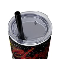 Image 8 of Christmas is About Christ Tumbler with Straw, Personalized Winter Tumbler, Christmas Tumbler for ...