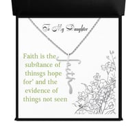 Image 1 of Easter Faith Necklace, Faith Cross Necklace, Christian Faith Necklace, Faith Necklace For Women, ...
