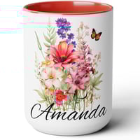 Image 1 of Personalized Name  Christmas Coffee Mug, Christian Christmas Family Gift, Christmas Coffee Mug, H...