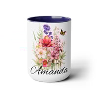 Image 2 of Personalized Name  Christmas Coffee Mug, Christian Christmas Family Gift, Christmas Coffee Mug, H...