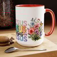 Image 1 of Personalized Christmas Coffee Mug, Christian Christmas Family Gift, Christmas Coffee Mug, Holiday...